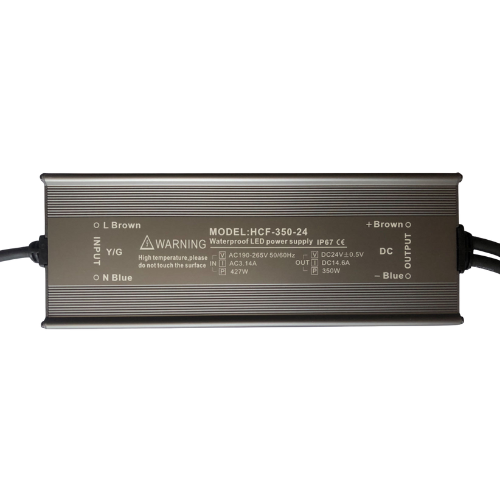 24V 350W Waterproof IP67 AC to DC LED Driver Din Rail Switching Power Supply