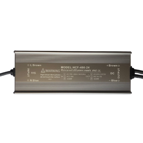 24V 400W Waterproof IP67 AC to DC LED Driver Din Rail Switching Power Supply