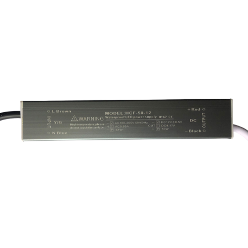 12V 50W Waterproof IP67 AC to DC LED Driver Din Rail Switching Power Supply