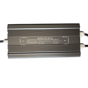 24V 600W Waterproof IP67 AC to DC LED Driver Din Rail Switching Power Supply