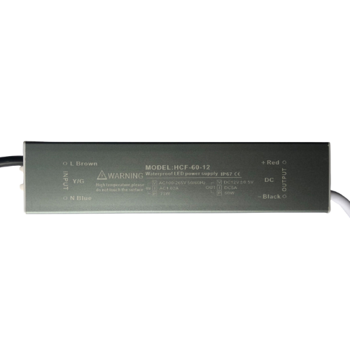 12V 60W Waterproof IP67 AC to DC LED Driver Din Rail Switching Power Supply