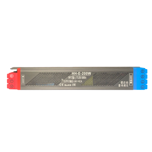 24V 200W Industrial Power Supply with Slow Start and Dial Dimming Feature